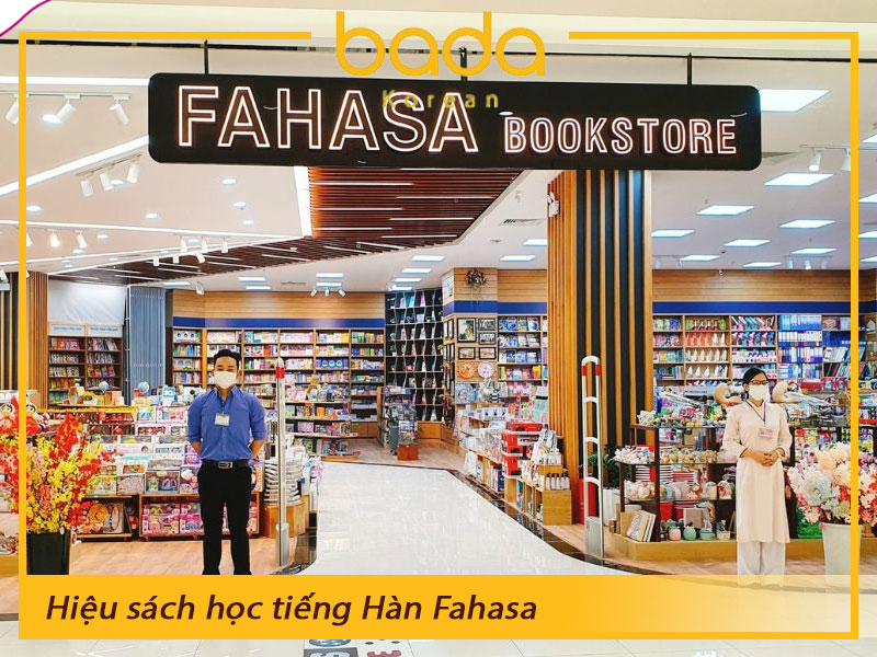 Hiệu sách học tiếng Hàn Fahasa
