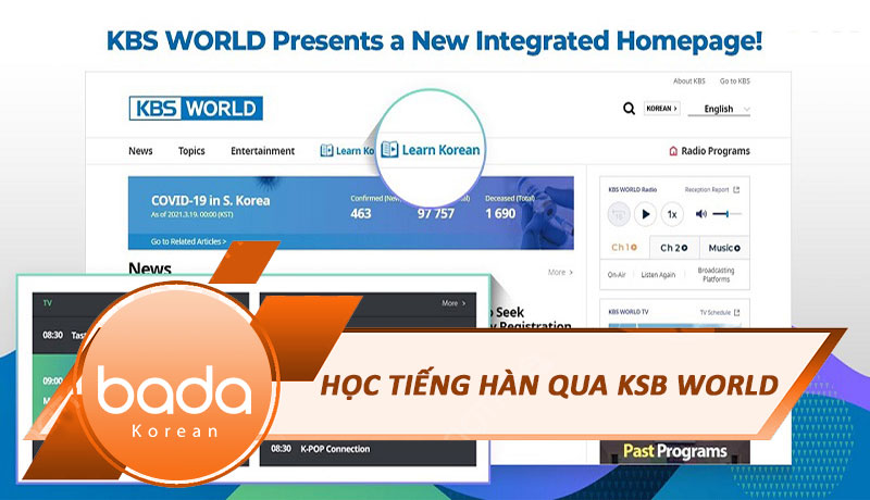 Học tiếng Hàn ở KBS Word Radio sẽ giúp bạn thư giãn đầu óc 